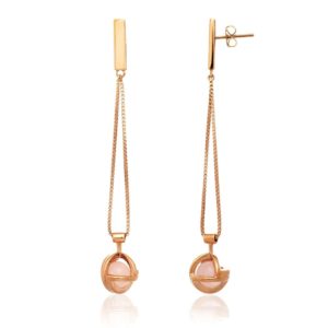 planetaria earrings rose
